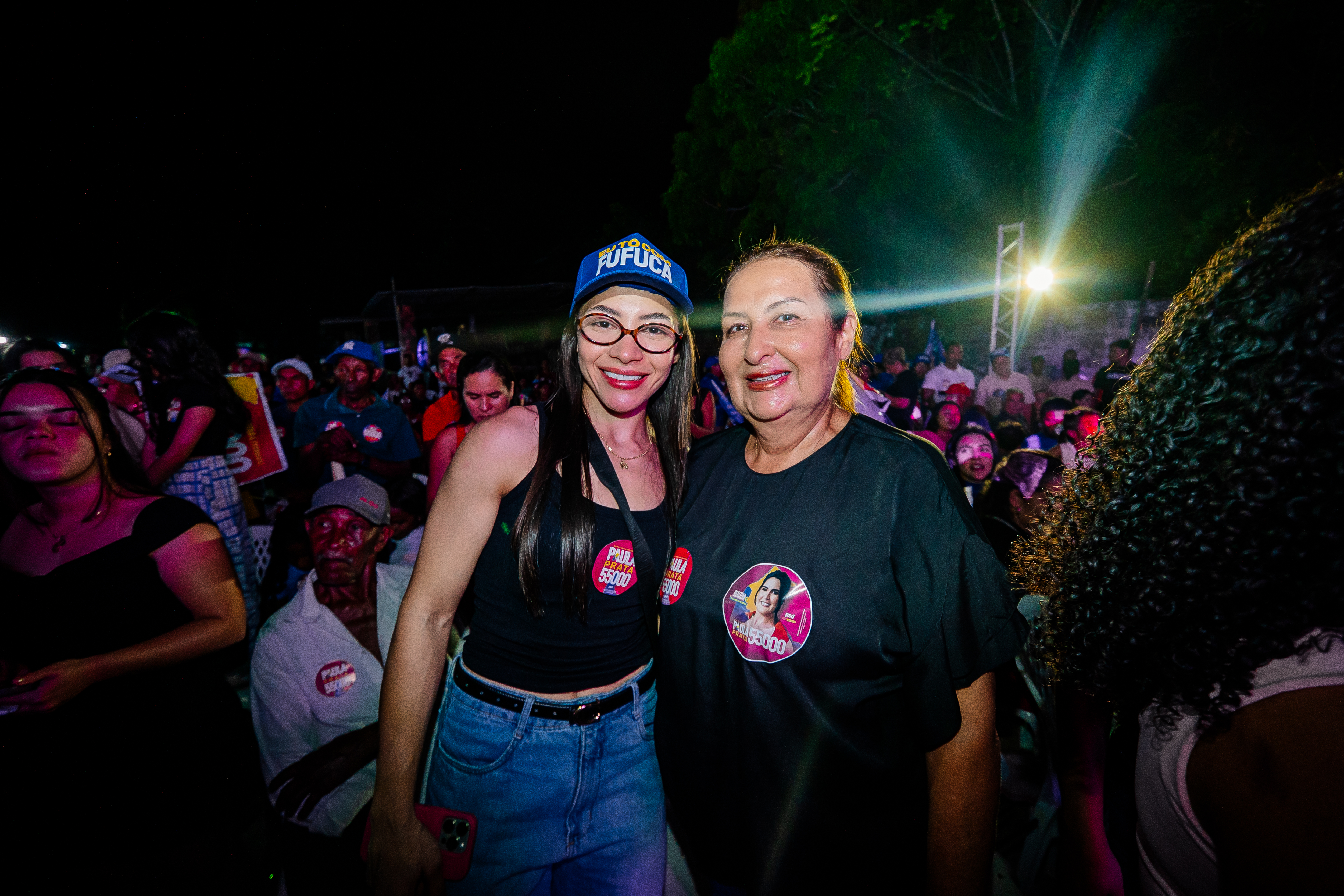 Paula Prata arrasta multidão em caminhada e grande reunião em Igarapé do Meio